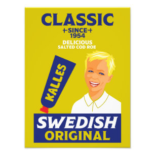 Svenska gåskaviar Fish Kaviar Fototryck
