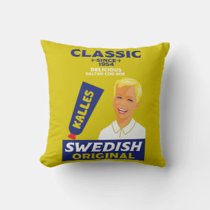 Svenska gåskaviar Fish Kaviar Kudde