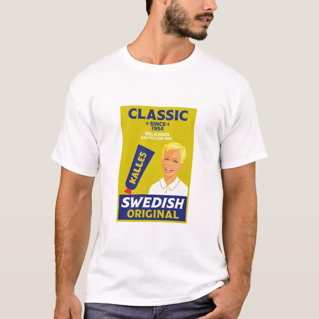 Svenska gåskaviar Fish Kaviar T Shirt (Framsida)