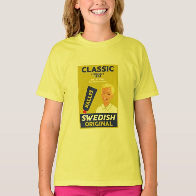 Svenska gåskaviar Fish Kaviar T Shirt (Framsida)