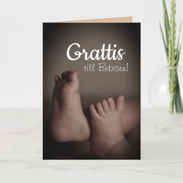 Svenska Grattisar i Baby Kort (Framsida)