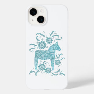 Svenska Grönten Dala Horse Teal