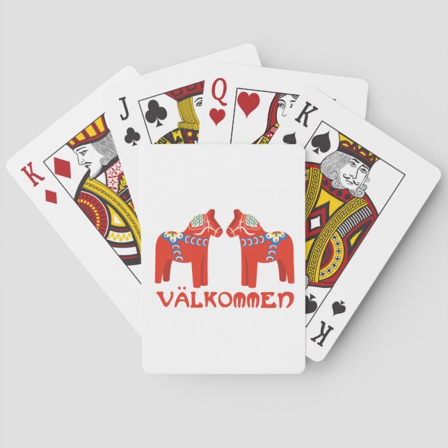 Svenska Horse Valkommen Casinokort (Baksidan)