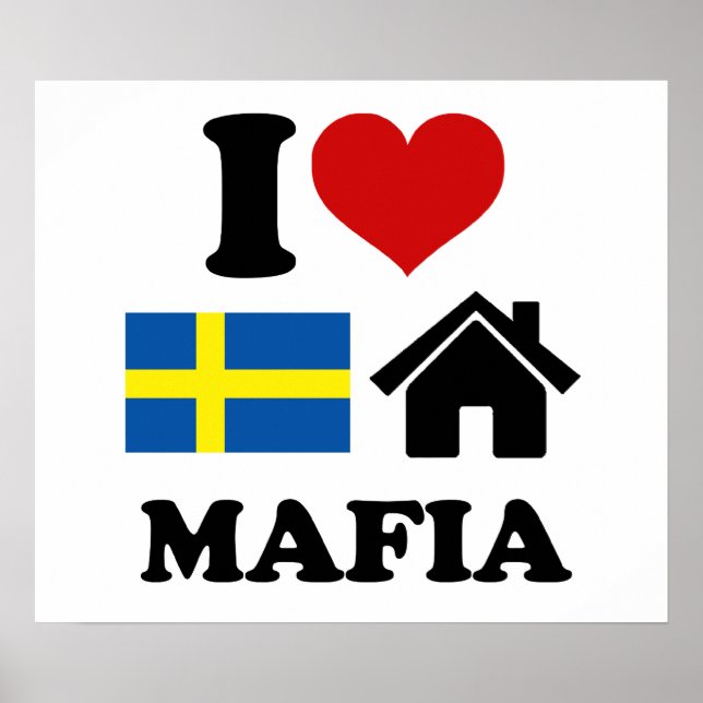 Svenska House Music Poster (Framsidan)