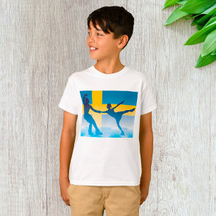 Svenska Ice Skating Duo Silhouette T Shirt