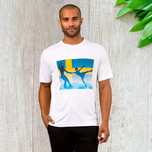 Svenska Ice Skating Duo Silhouette T Shirt