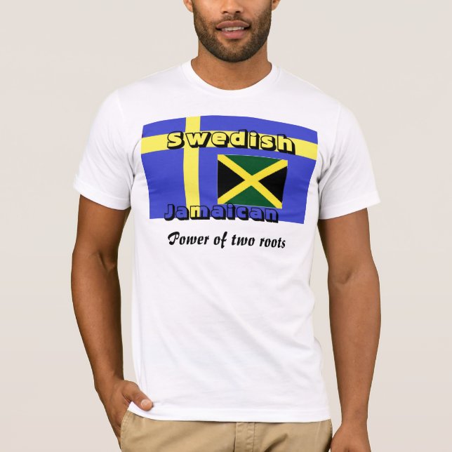 Svenska jamaican t-shirts (Framsida)