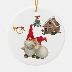 Svenska julGnomes Julgransprydnad Keramik