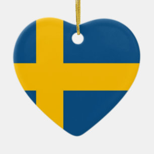 Svenska Julgransprydnad Keramik