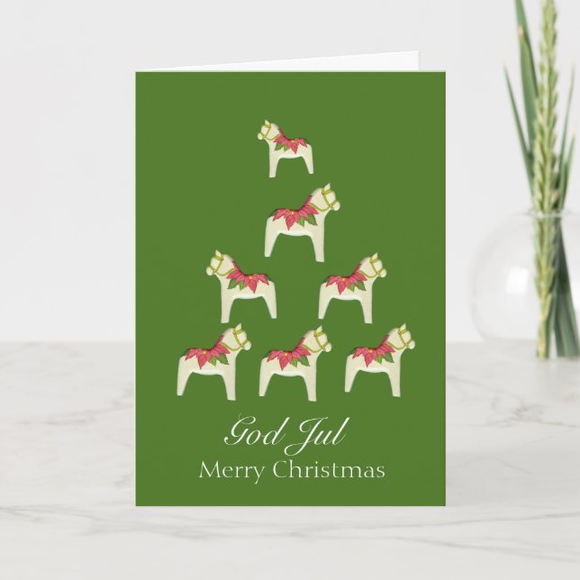 Svenska julkort helgkort (Framsida)