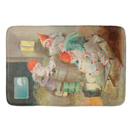 Svenska jultomten (av Jenny Nyström) Badrumsmatta