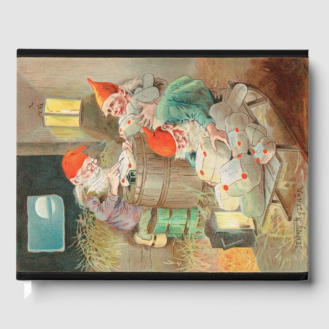 Svenska jultomten (av Jenny Nyström) Gästböcker (Framsida)