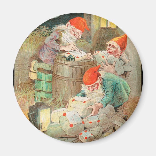 Svenska jultomten (av Jenny Nyström) Magnet (Framsidan)