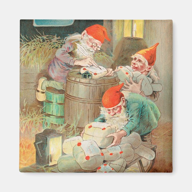 Svenska jultomten (av Jenny Nyström) Magnet (Framsidan)