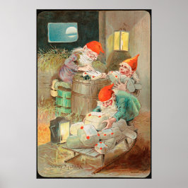 Svenska jultomten (av Jenny Nyström) Poster