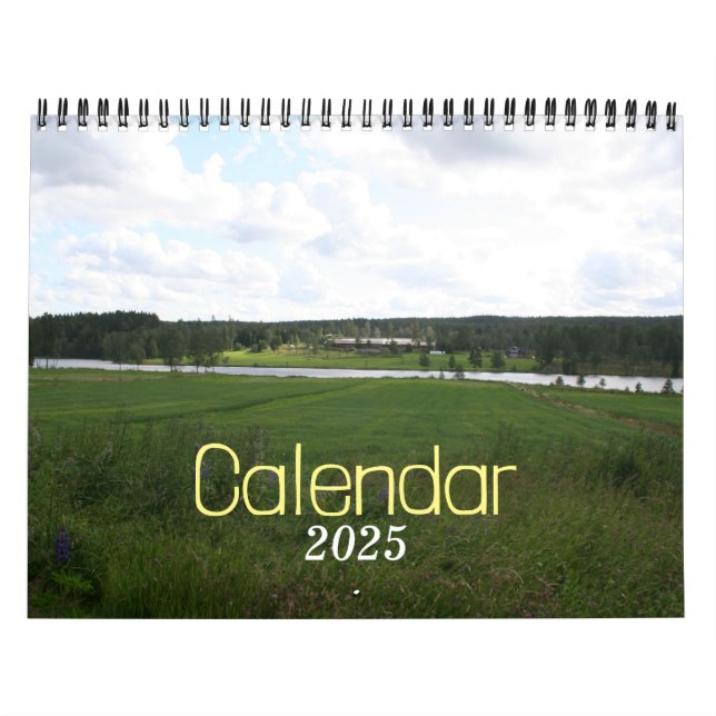 Svenska landskapskalender 2025 kalender (Omslag)