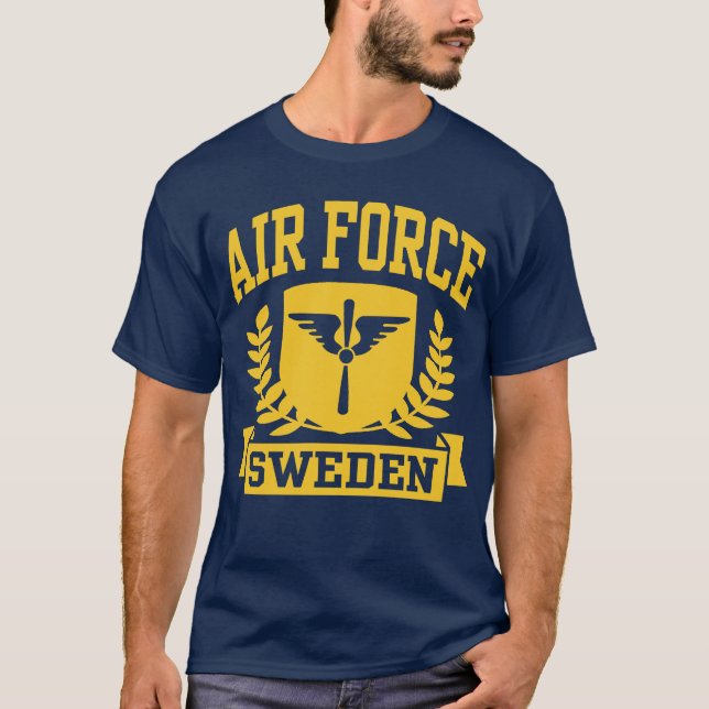 Svenska Luft-styrkan Tee (Framsida)