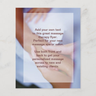 Svenska massage Photo - Arm och Hand Flygblad