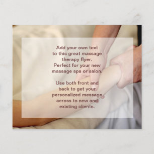 Svenska massage Photo - Arm och Hand Flygblad