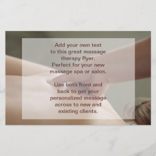 Svenska massage Photo - tumtryck Flygblad