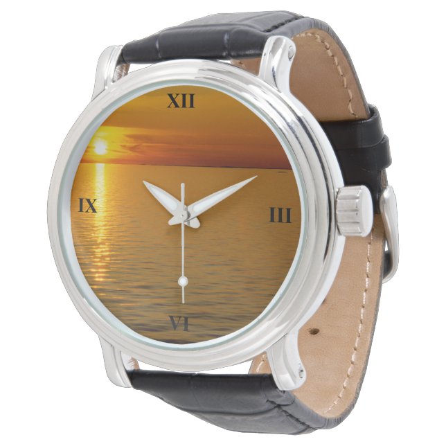 Svenska öarna Sunset Armbandsur (Vinklad)