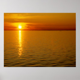 Svenska öarna Sunset. Poster