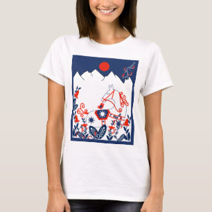 Svenska och Avsluta folkkonstgåvor T Shirt