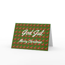 Svenska och engelska julkort