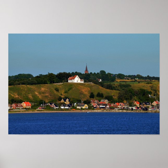 Svenska ön Ven, Oresund 20x12 tum Poster (Framsidan)