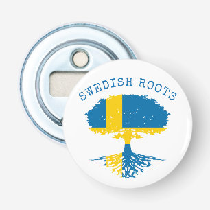 Svenska Roots Flagga Flasköppnare
