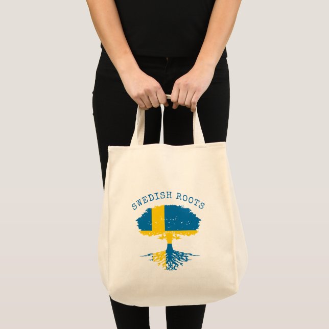 Svenska Roots Flagga Tygkasse (Framsida (produkt))