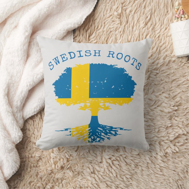 Svenska rötter kudde (Filt)