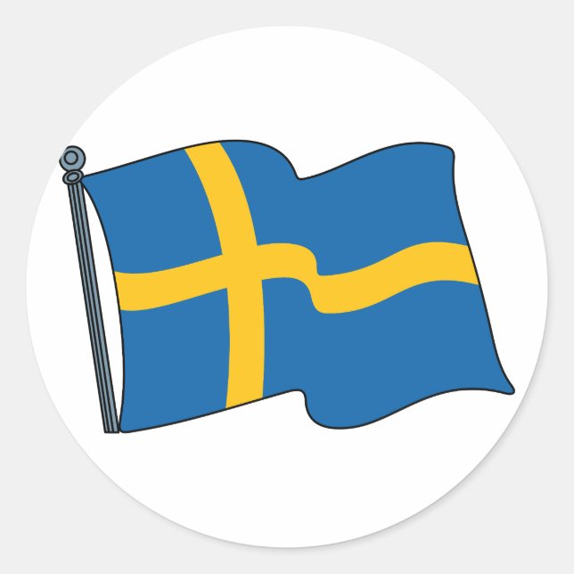 Svenska Runt Klistermärke (Framsida)