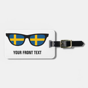 Svenska Shades-anpassningsbarnas bagagemärke Bagagebricka