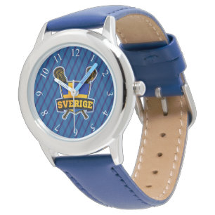 Svenska Sverigen Lacrosse Armbandsur