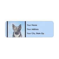 Svenska Vallhund Painting - Cute Original Hund Art