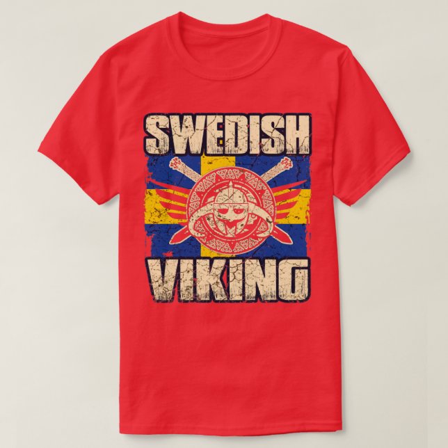 Svenska Viking 5 T Shirt (Design framsida)