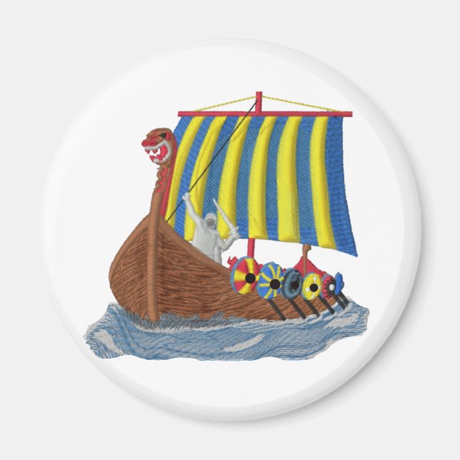 Svenska Viking Frakt Magnet (Framsidan)