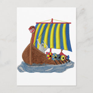 Svenska Viking Frakt Vykort