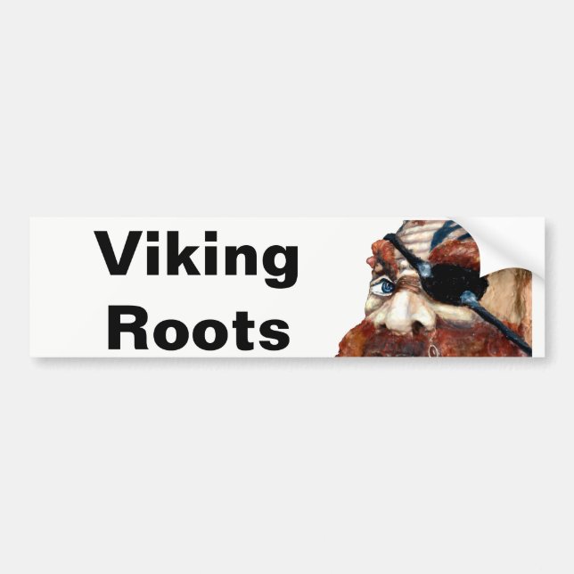 Svenska Viking Roots Bildekal (Framsidan)