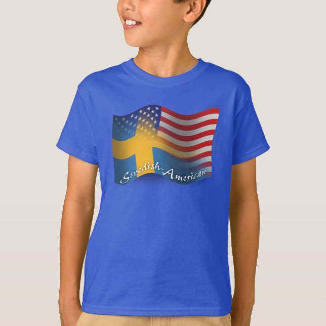 Svenska Wave-Flagga Tröja (Framsida)
