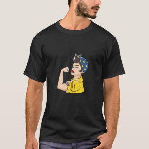 Svenska Woman Sverige Flagga Proud Girl Sverige an T Shirt