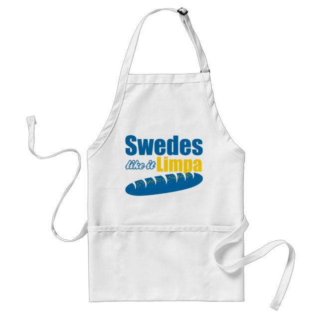 Svenskar gillar det roliga Limpa Förkläde (Framsidan)