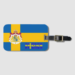 Svenskflagga Bagagebricka