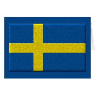 Svenskflagga Hälsningskort