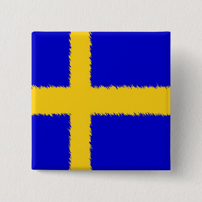 Svenskflagga Knapp (Framsida)