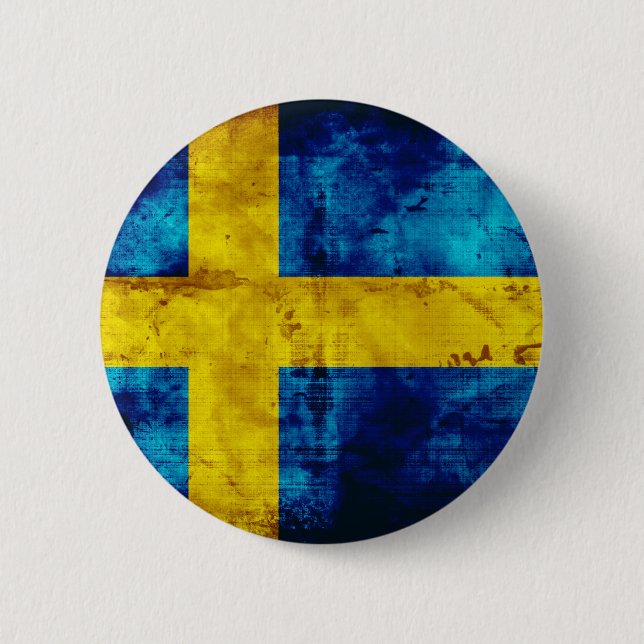 Svenskflagga Knapp (Framsida)