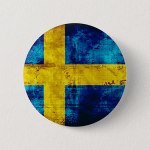 Svenskflagga Knapp