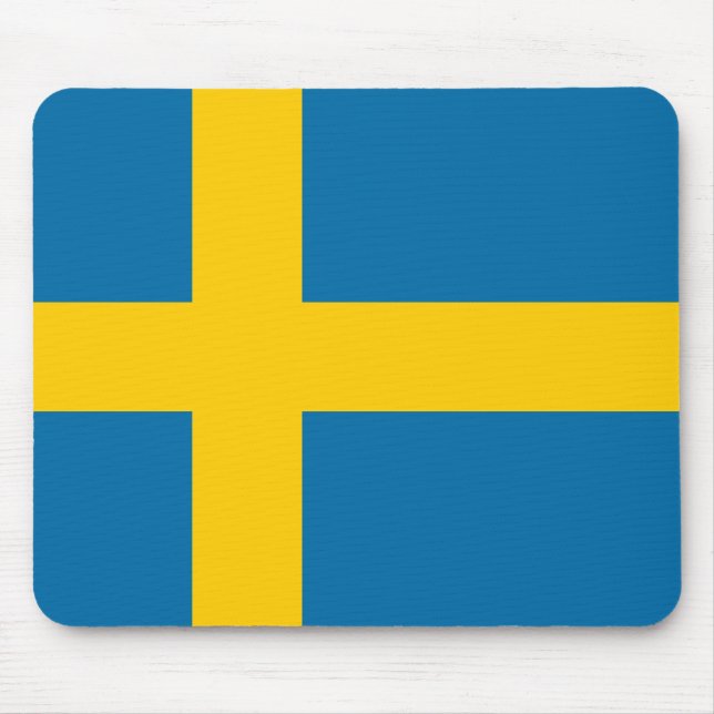 Svenskflagga Musmatta (Framsidan)