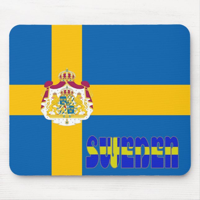 Svenskflagga Musmatta (Framsidan)